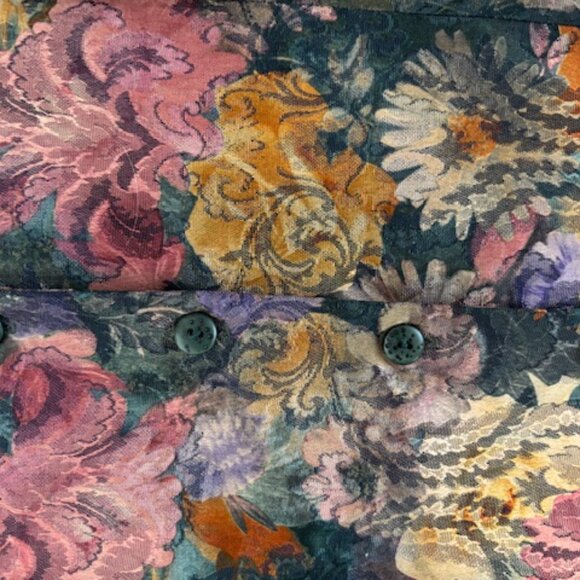 Vintage Floral Vest - Woman's size: 12 - Like New - Picture 4 of 8